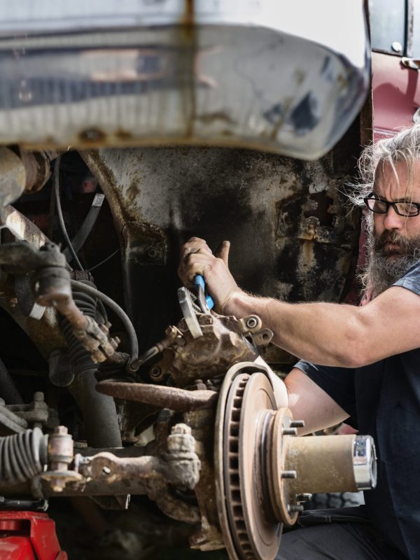 Brake service at Fast Farm Garage